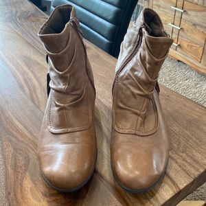 Tan Cobb Hill Booties